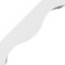 Ekena Millwork 3-in. W x 10-in. D x 10-in. H Funston Architectural Grade PVC Knee Brace BRCP03X10X10FST - alternate 4